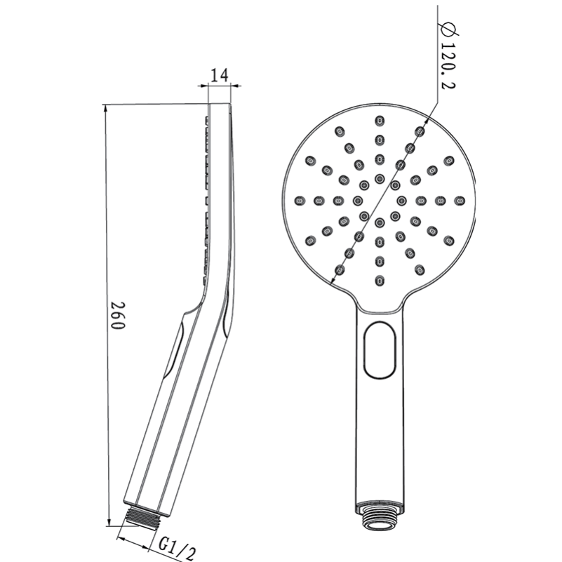 Hot Sale! Chrome 3-Function Handheld Shower for High-Quality Bathroom Experience