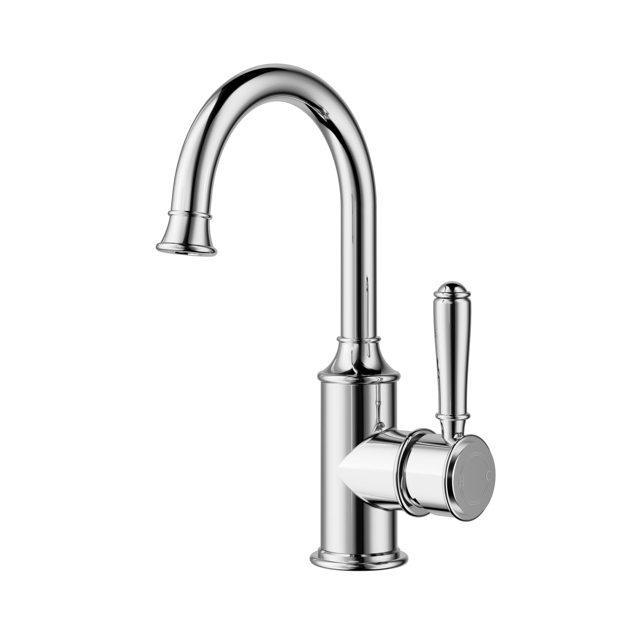 Hot Deal! Clasico Chrome Gooseneck Basin Mixer