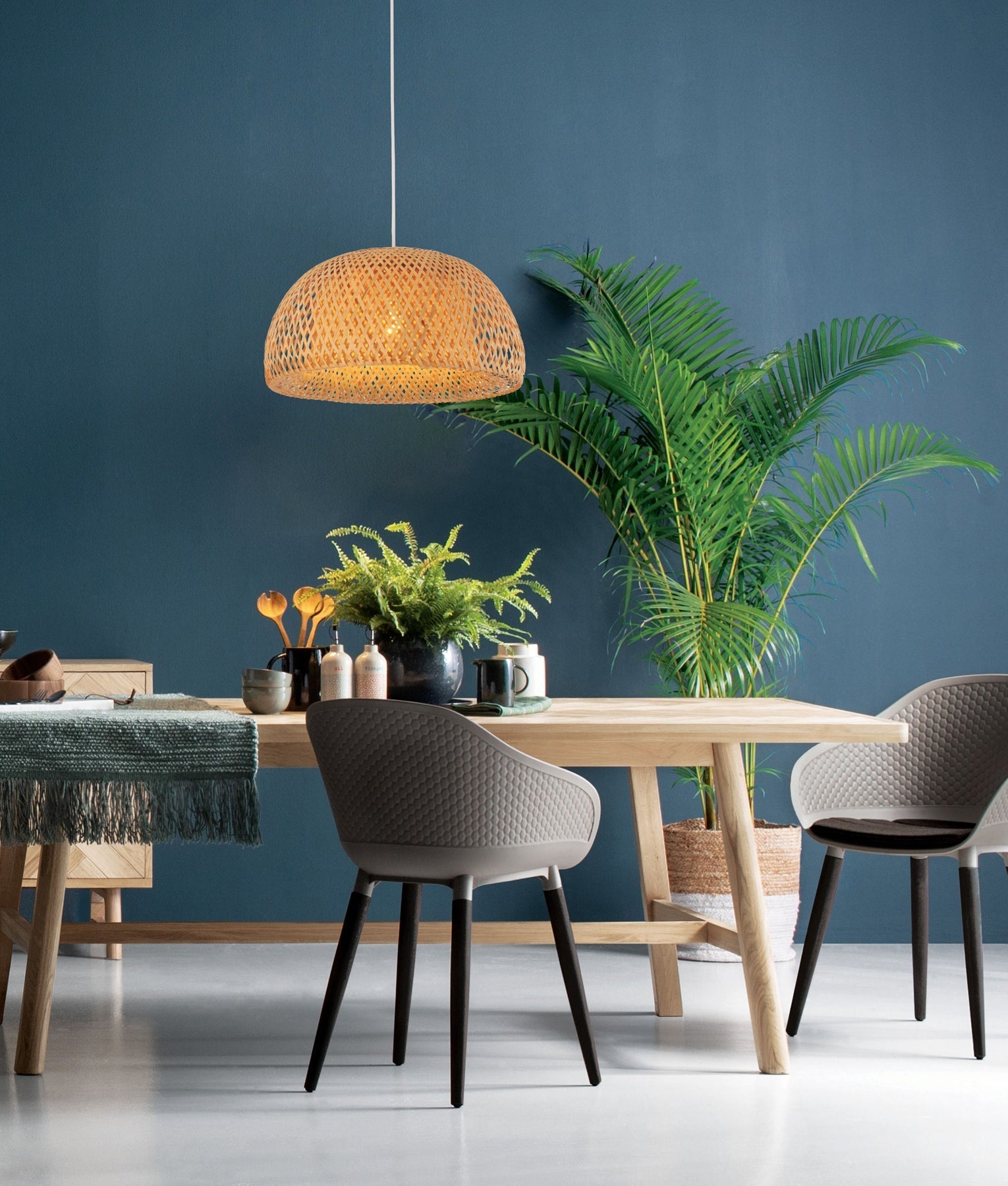 Hot Deal! Bohemian Large Natural Bamboo Pendant Light for Interior