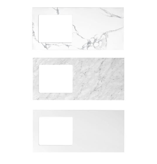 1960x600x2100mm BURLEIGH White Stone Top Laundry Cabinet Set (Style C)