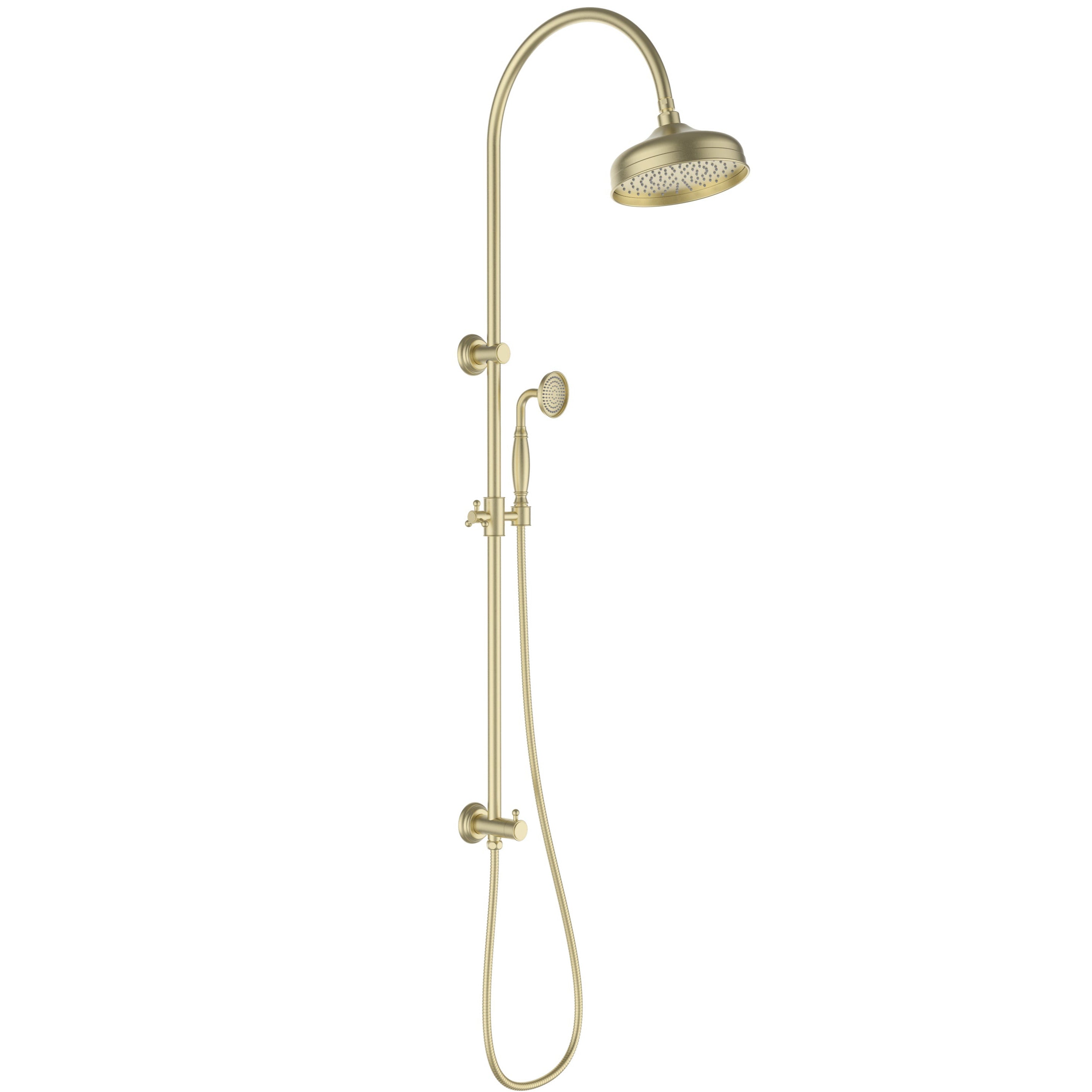 Hot! Brushed Gold Clasico Shower Set Combo