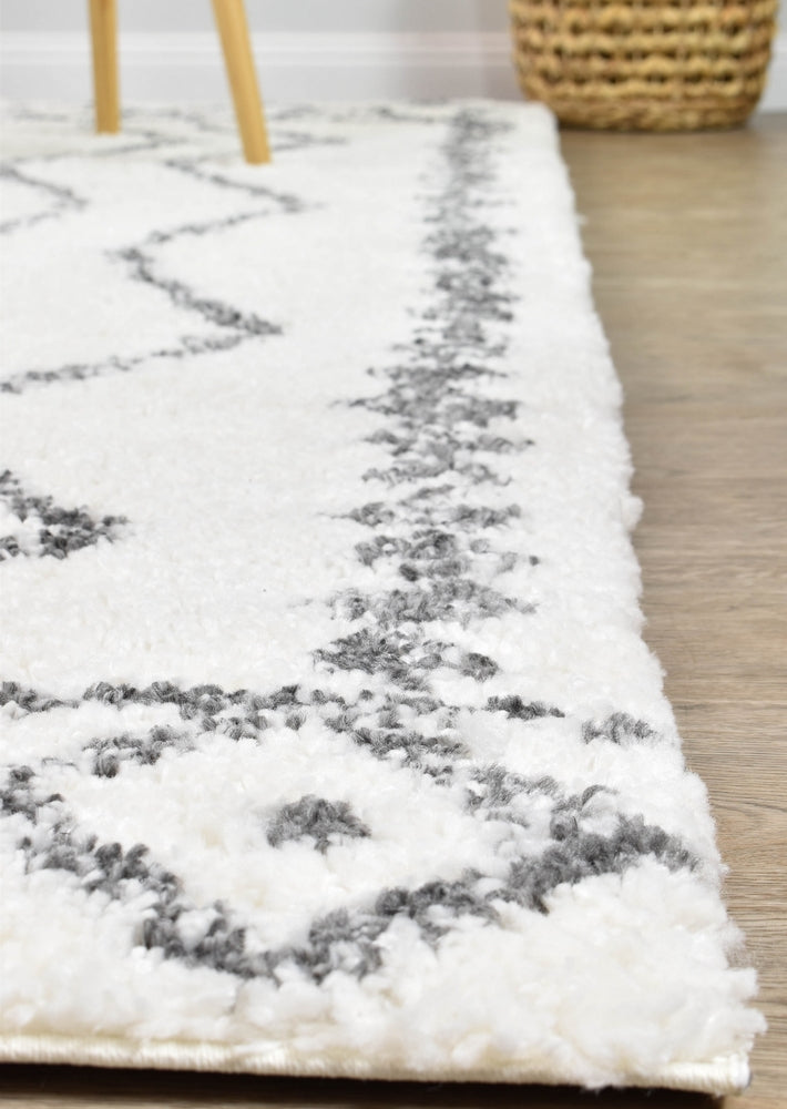 Palermo Machine-Made Shaggy Rug in Dark Grey 0B496A