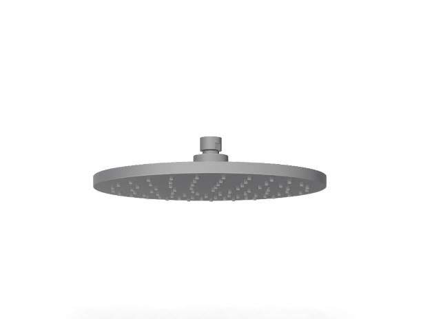 250mm Brushed Gun Metal Otus Round Overhead Shower - Great Deal!