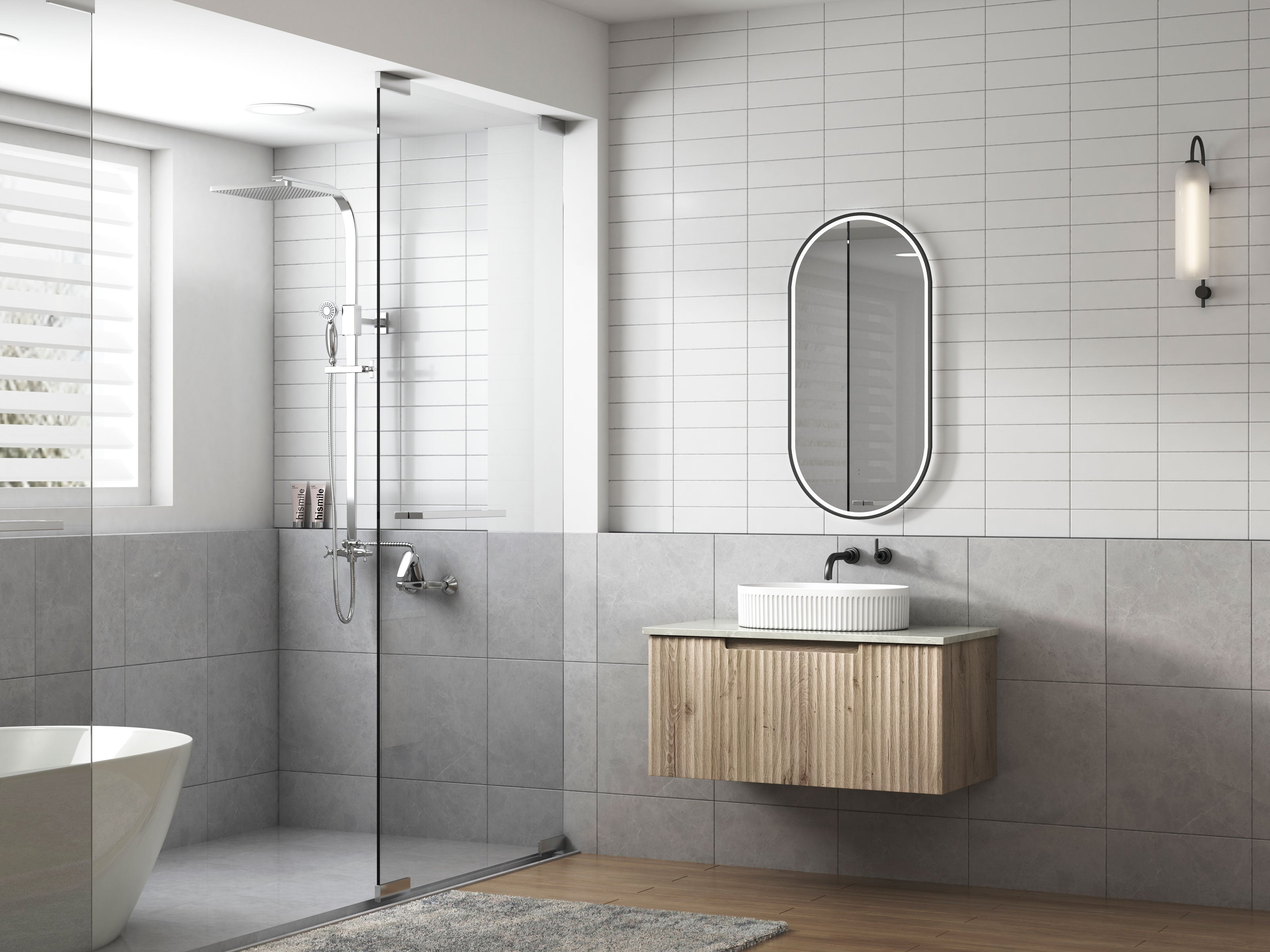 Exclusive CALDER Wall - Hung Vanity in Natural Oak (All Sizes)