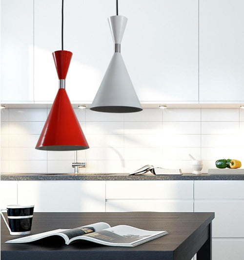 Classic Interior Cone - Shaped Powder - Coated Aluminium Pendant Light
