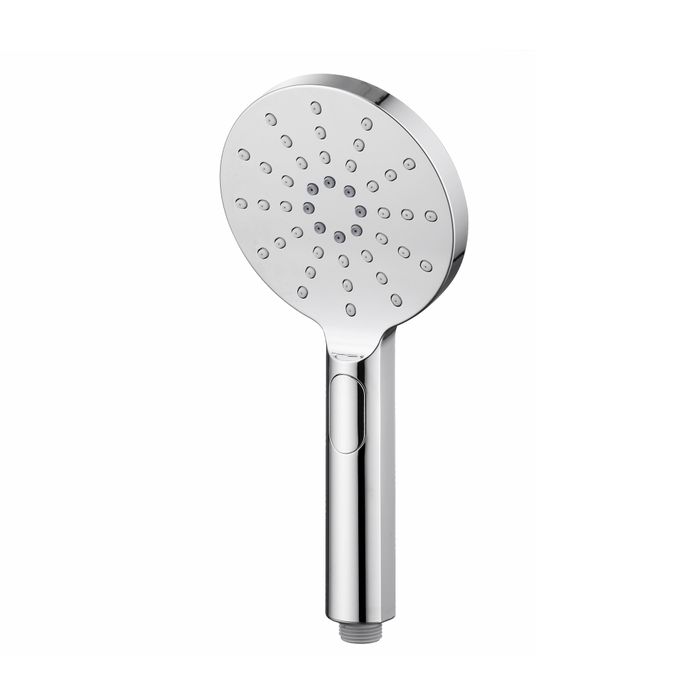 Hot Sale! PAVIA Chrome Round Twin Shower Half Rail with 200mm Top Inlet