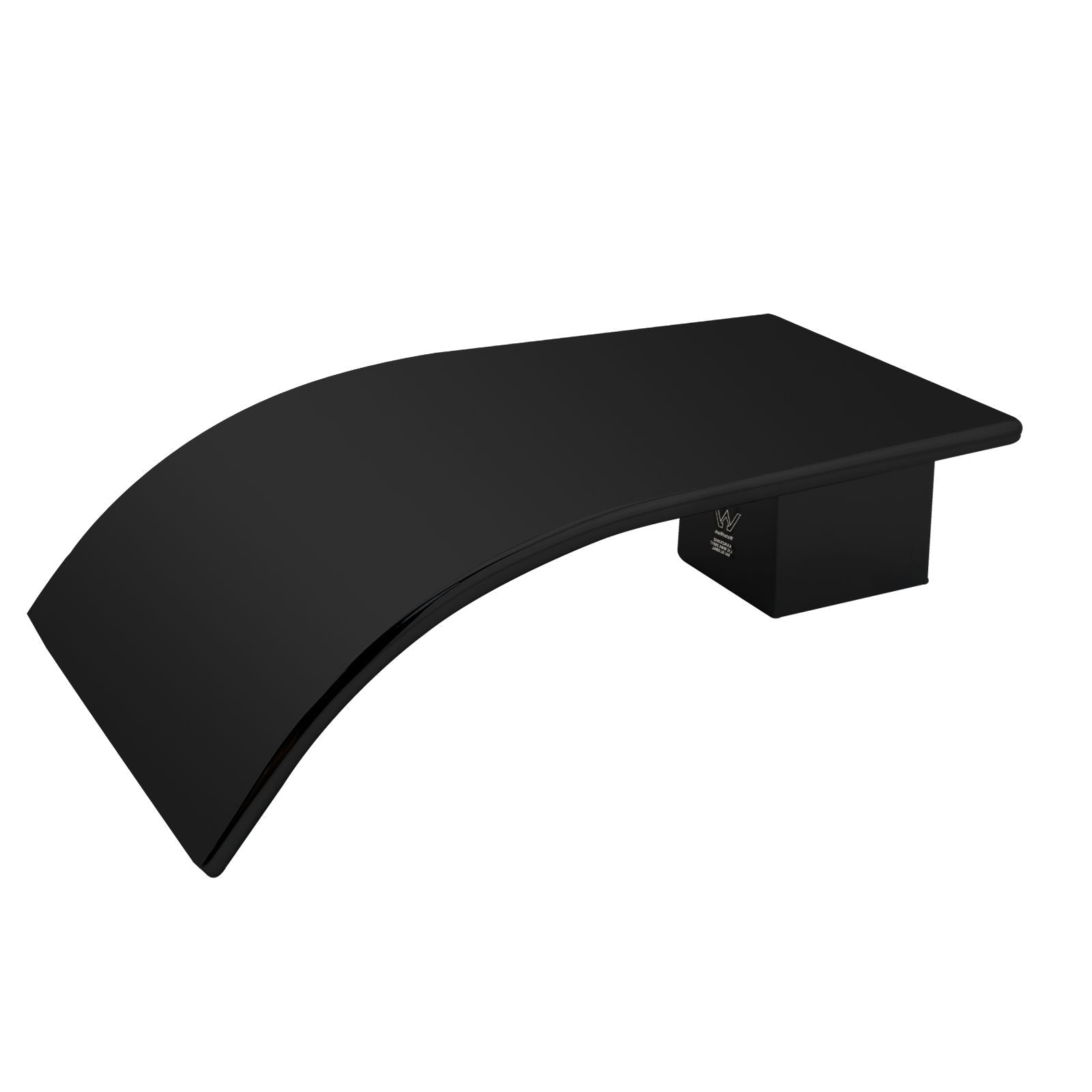CASCADE Series: Stunning Matte Black Waterfall Bathtub & Basin Wall Spout