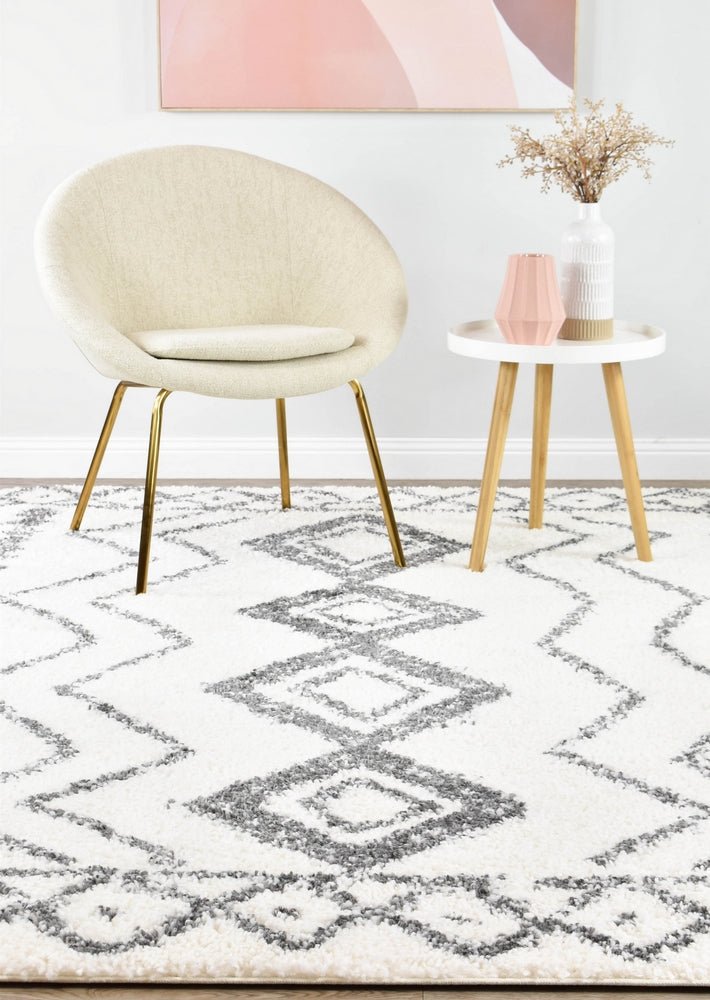 Palermo Machine-Made Shaggy Rug in Dark Grey 0B496A