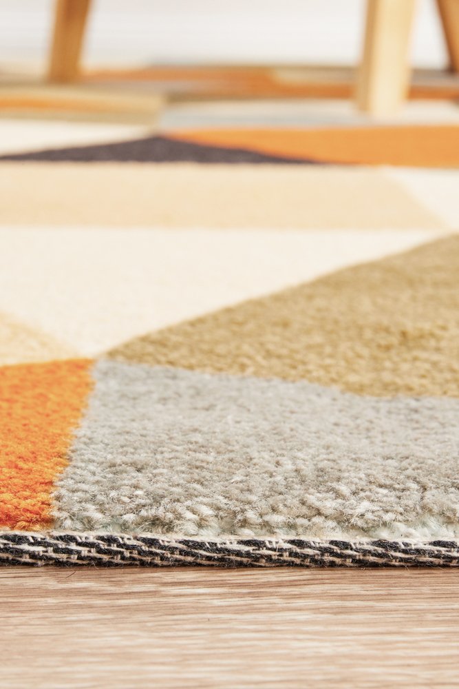Hot Deal: City 564 Rust Modern Rug