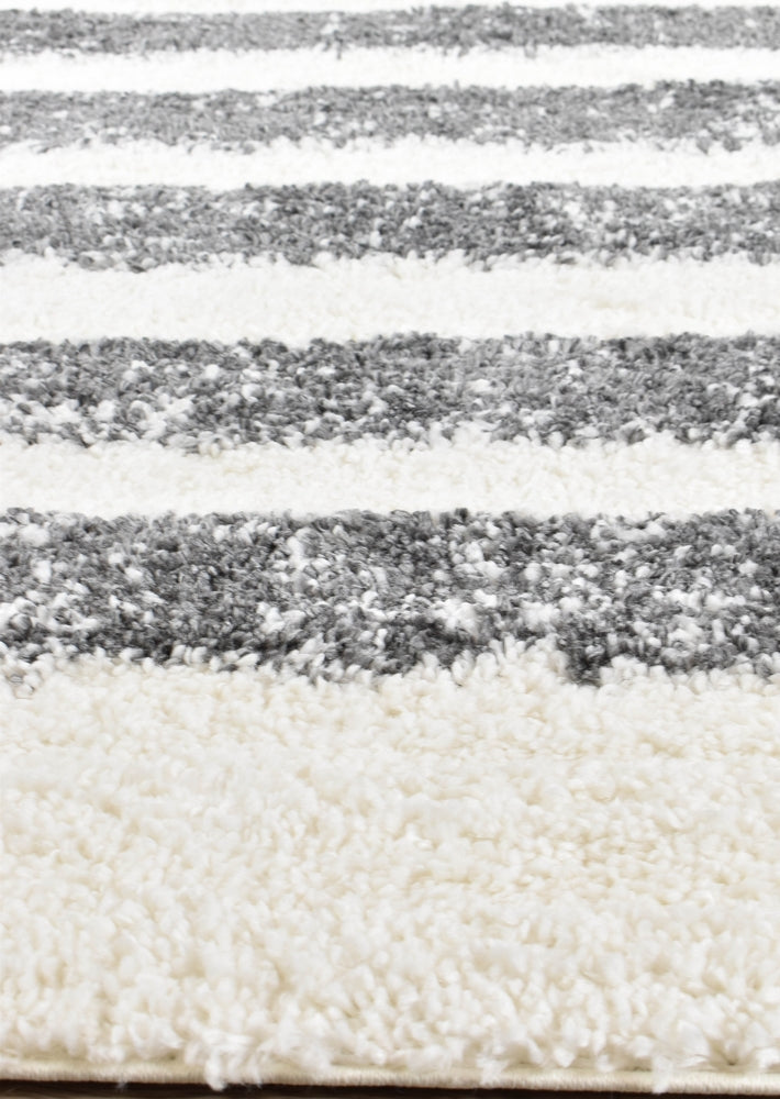Hot Deal! Palermo Dark Grey Shaggy Rug 0B470A