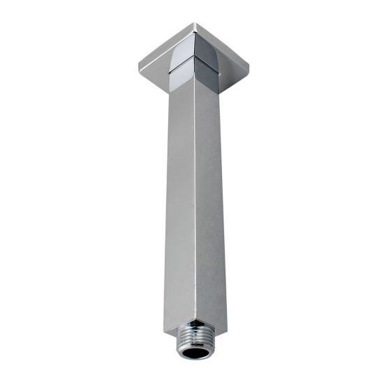 Hot Deal! 200mm Cavallo Square Ceiling Shower Arm in Brushed Nickel