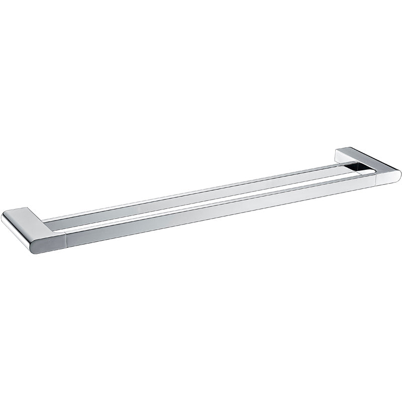 800 mm Chrome Cora Double Towel Rail with 7 - Year Warranty