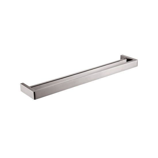 Get This Affordable 600mm Cavallo Brushed Nickel Double Square Towel Rail Now!