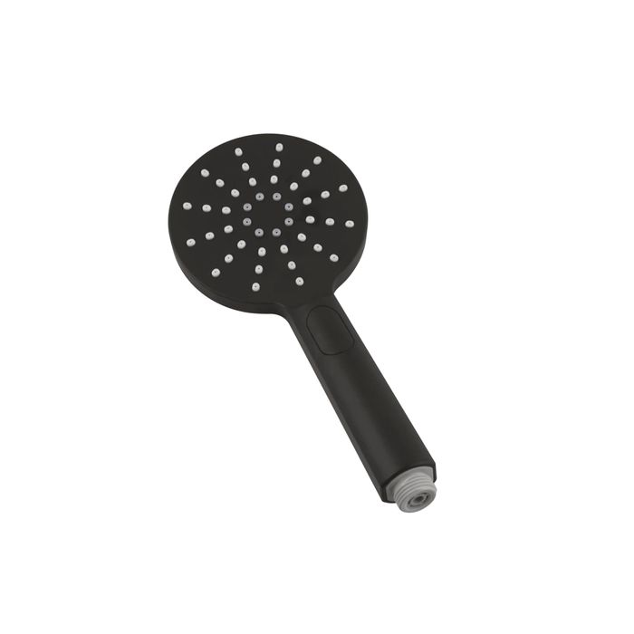 PAVIA Twin Shower Half Rail with Gun Metal Finish, Round Top Inlet (200mm)