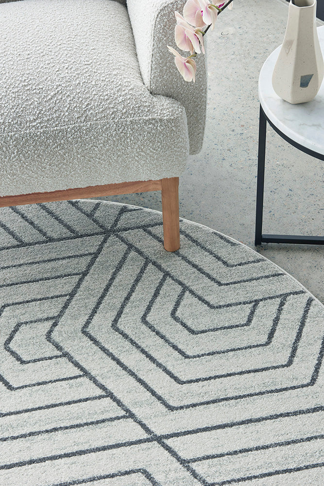 Exquisite Paradise Esther Round Rug with 10mm Pile from Turkey