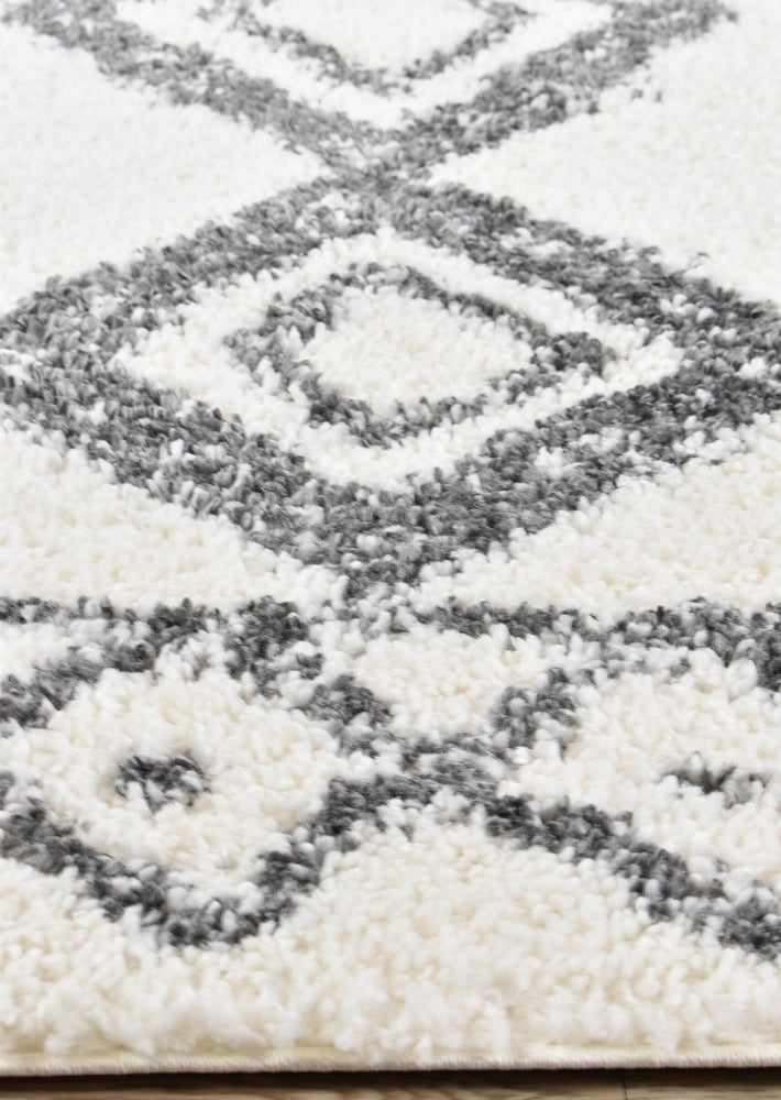 Palermo Machine-Made Shaggy Rug in Dark Grey 0B496A