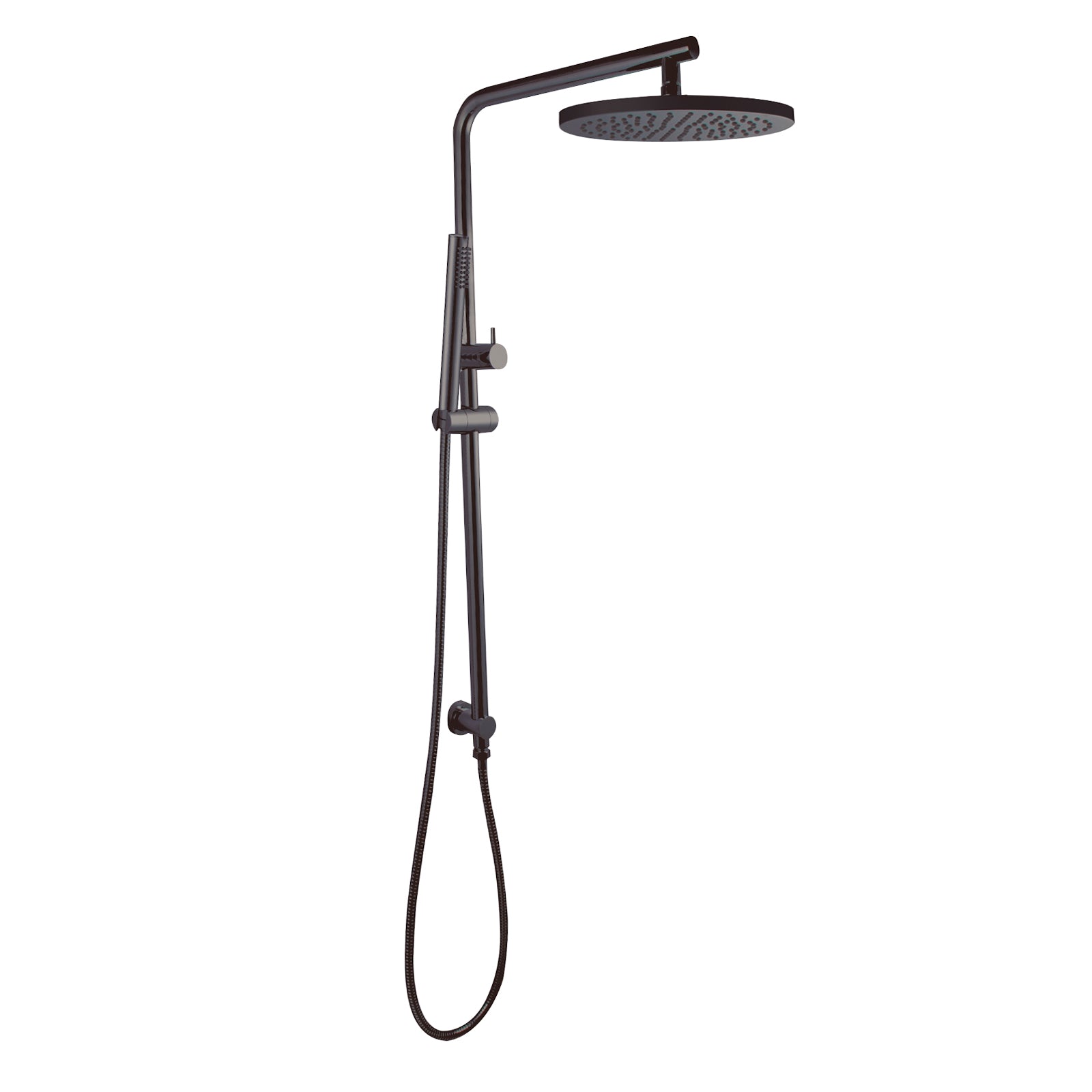 Pentro 250mm Gun Metal Grey Round Shower Station - Ideal for Australian Bathrooms