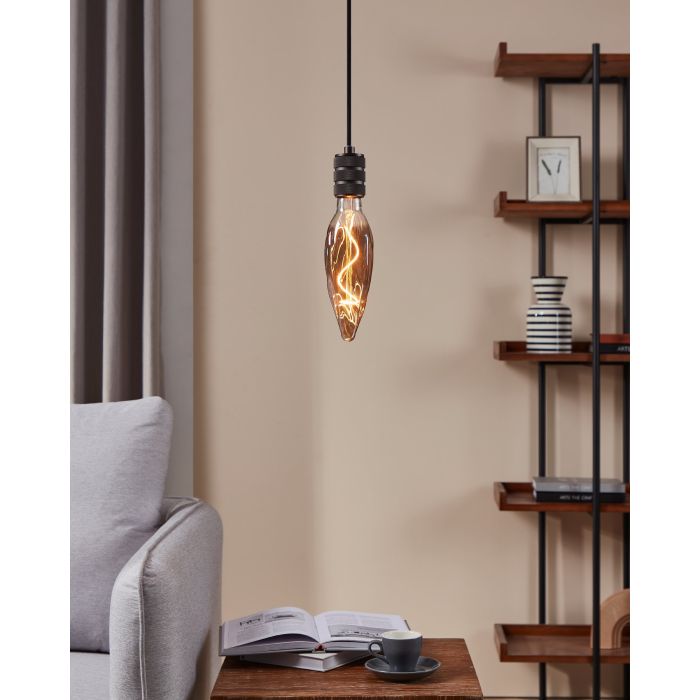 Dimmable LED Filament Candle Light Bulb with E27 Socket