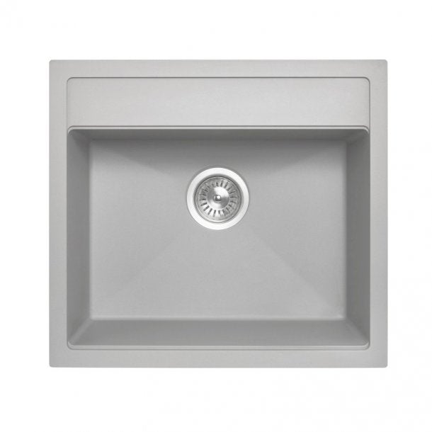 CARYSIL WALTZ Grey Granite Kitchen Sink - 560x510mm, Lifetime Warranty!