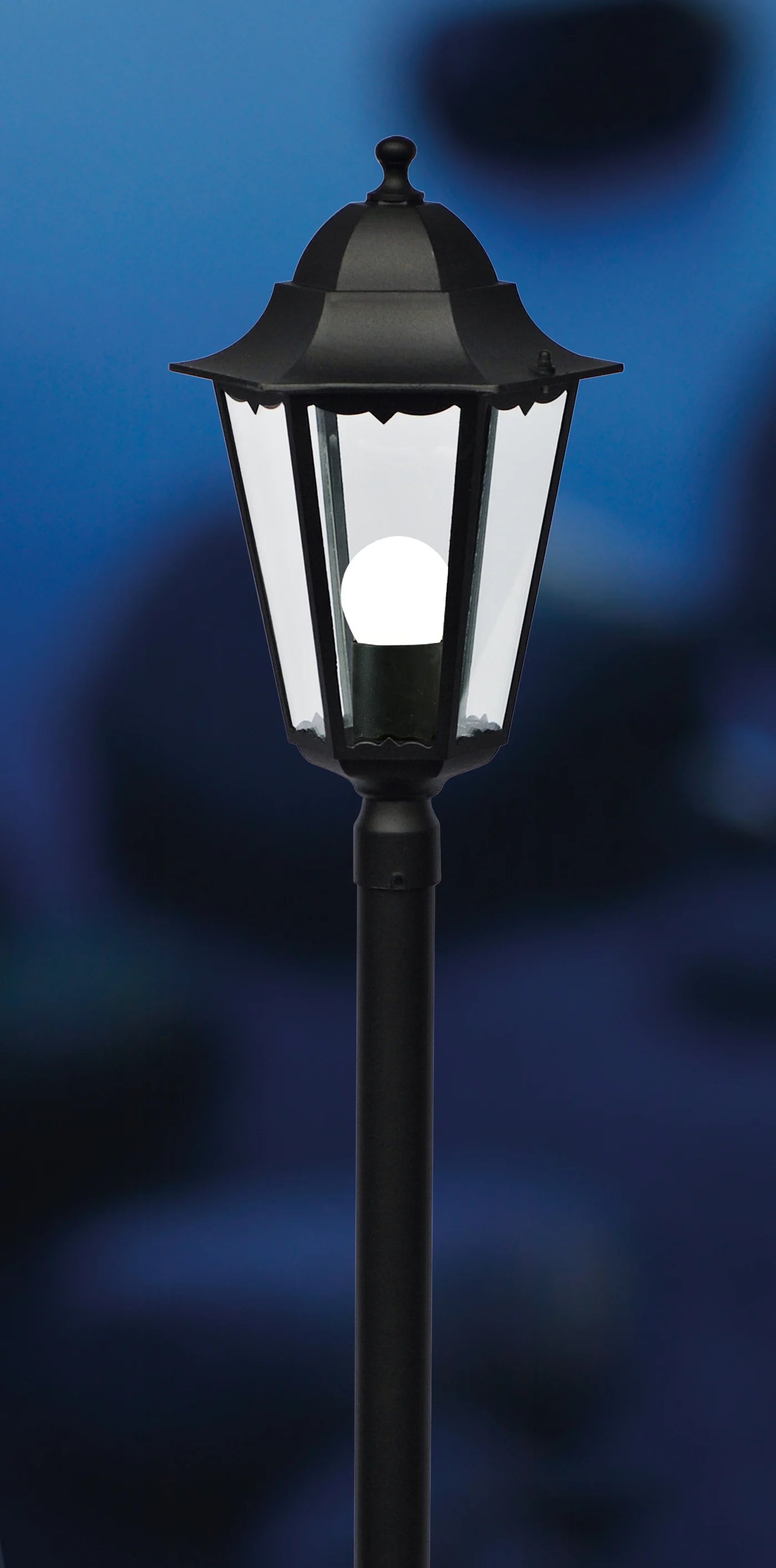 Nordlux Cardiff Outdoor Garden Pillar Light - Elegant Black Design, Ideal for Walkways