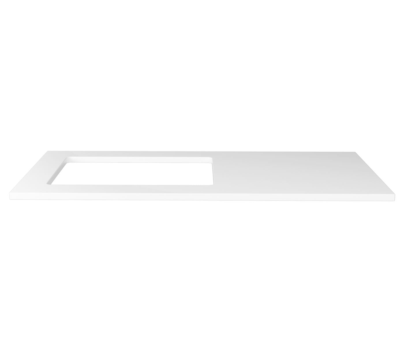 BURLEIGH 1715x600x2100mm White Laundry Cabinet Set with Stone Top (Style C)
