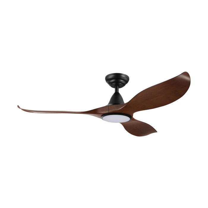 Hot Sale! UV Resistant Black Matt Ceiling Fan with Light NOOSA 17
