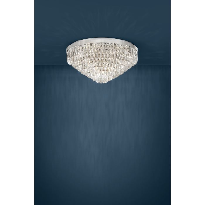 Sparkling Chrome Crystal Ceiling Light - VALPARAISO1 92 | Exclusive Offer