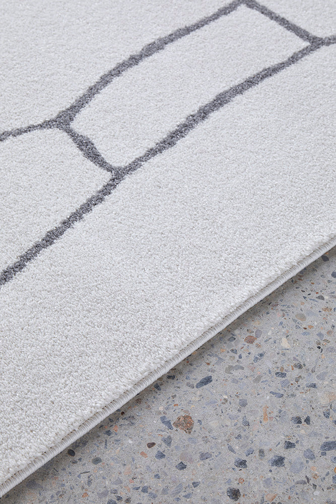 Grey Paradise Amy - Modern Power Loomed Rug from Turkey