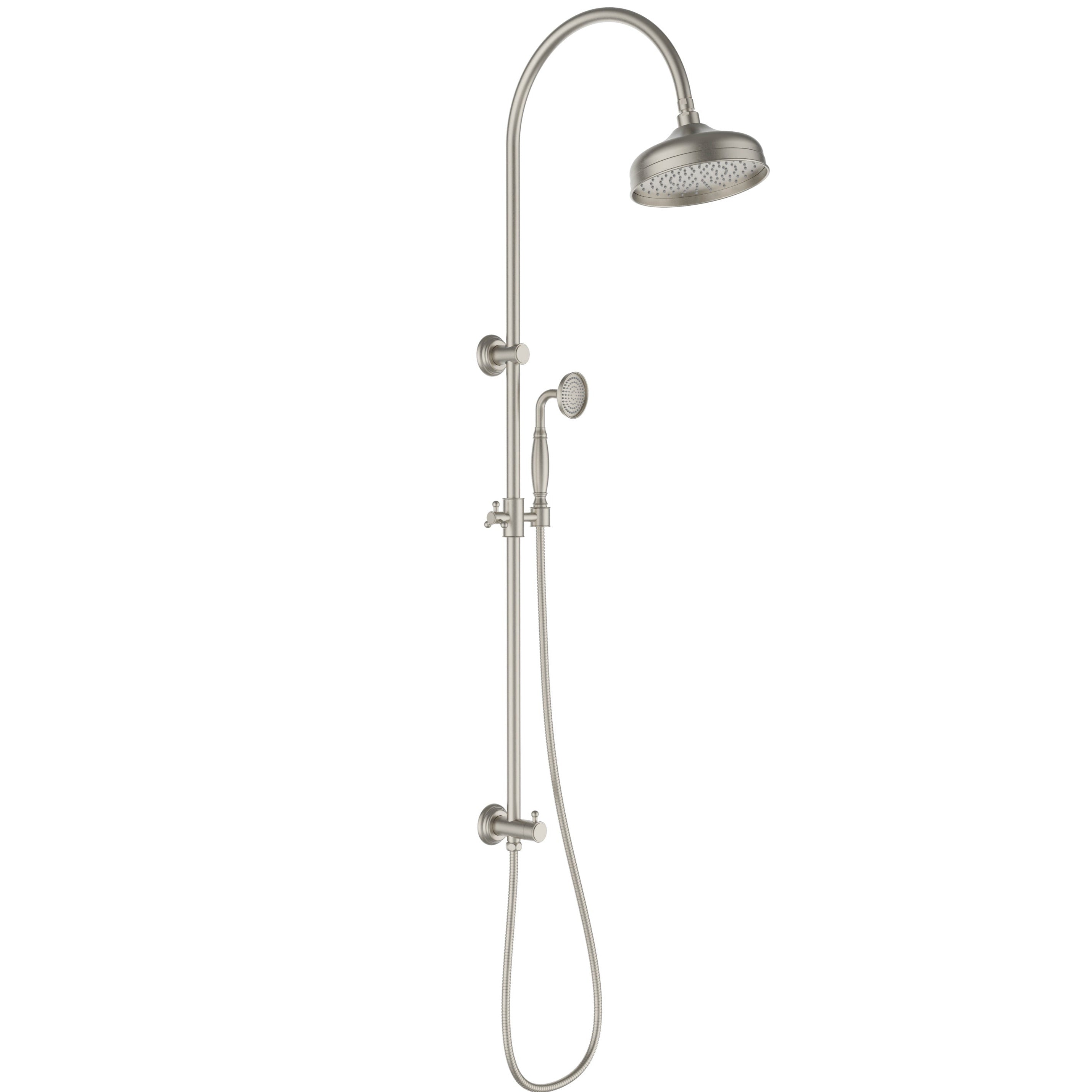 Hot! Brushed Nickel Clasico Shower Set