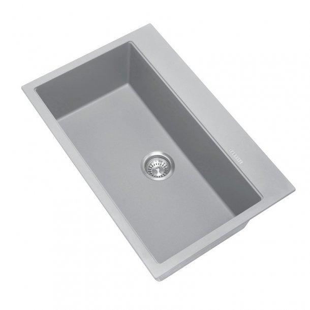 CARYSIL WALTZ 780x510mm Concrete Grey Granite Kitchen Sink with Lifetime Warranty