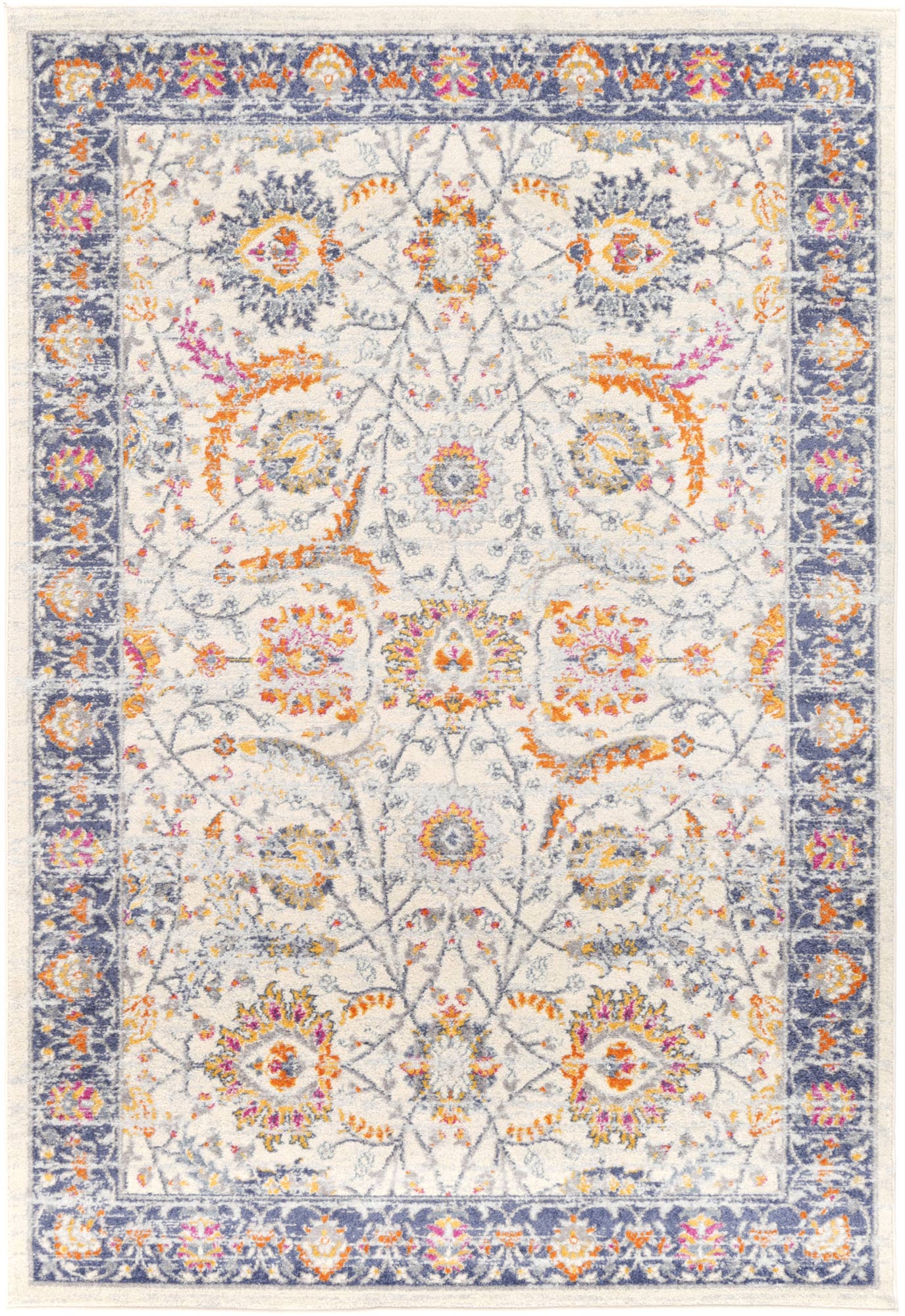 Hot Sale! Palermo Etna Multi-Colored Power Loomed Floor Rug for Your Home