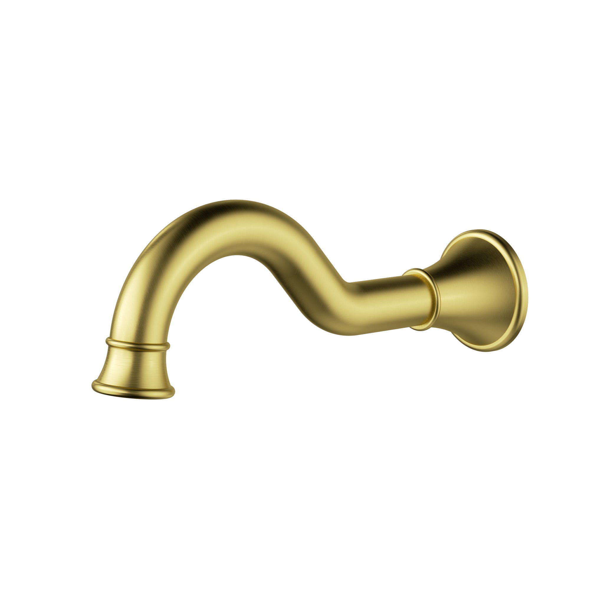Hot! Brushed Gold Clasico Bath Spout