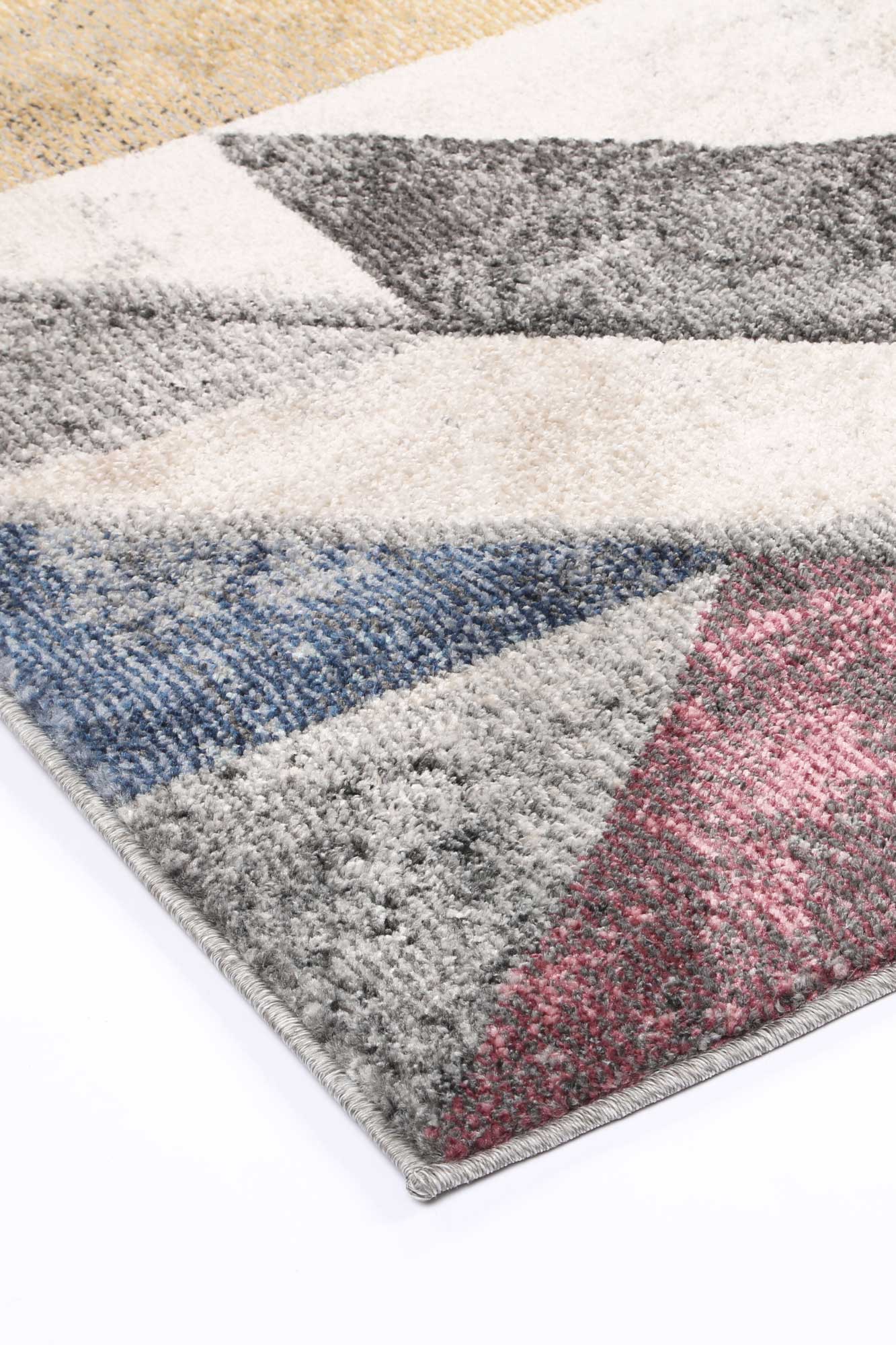Caldicot Anti - Static Power - Loomed Geometric Multi - colored Rug