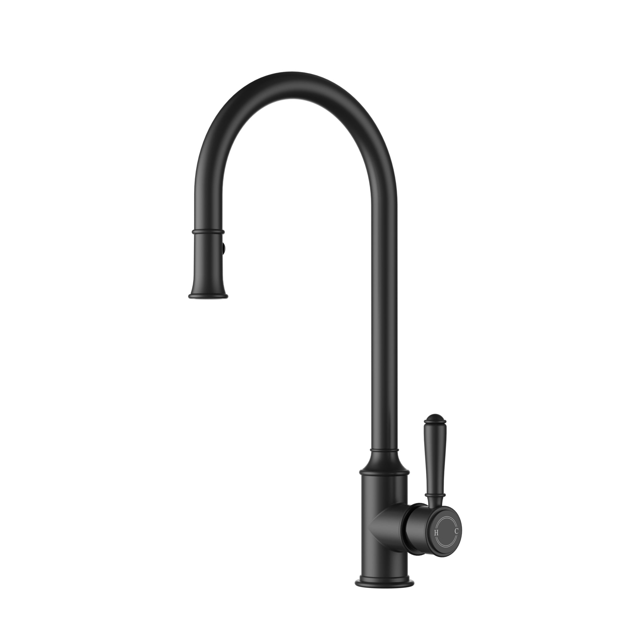 Hot Sale! Matte Black Classic Pull - out Sink Mixer for Your Kitchen