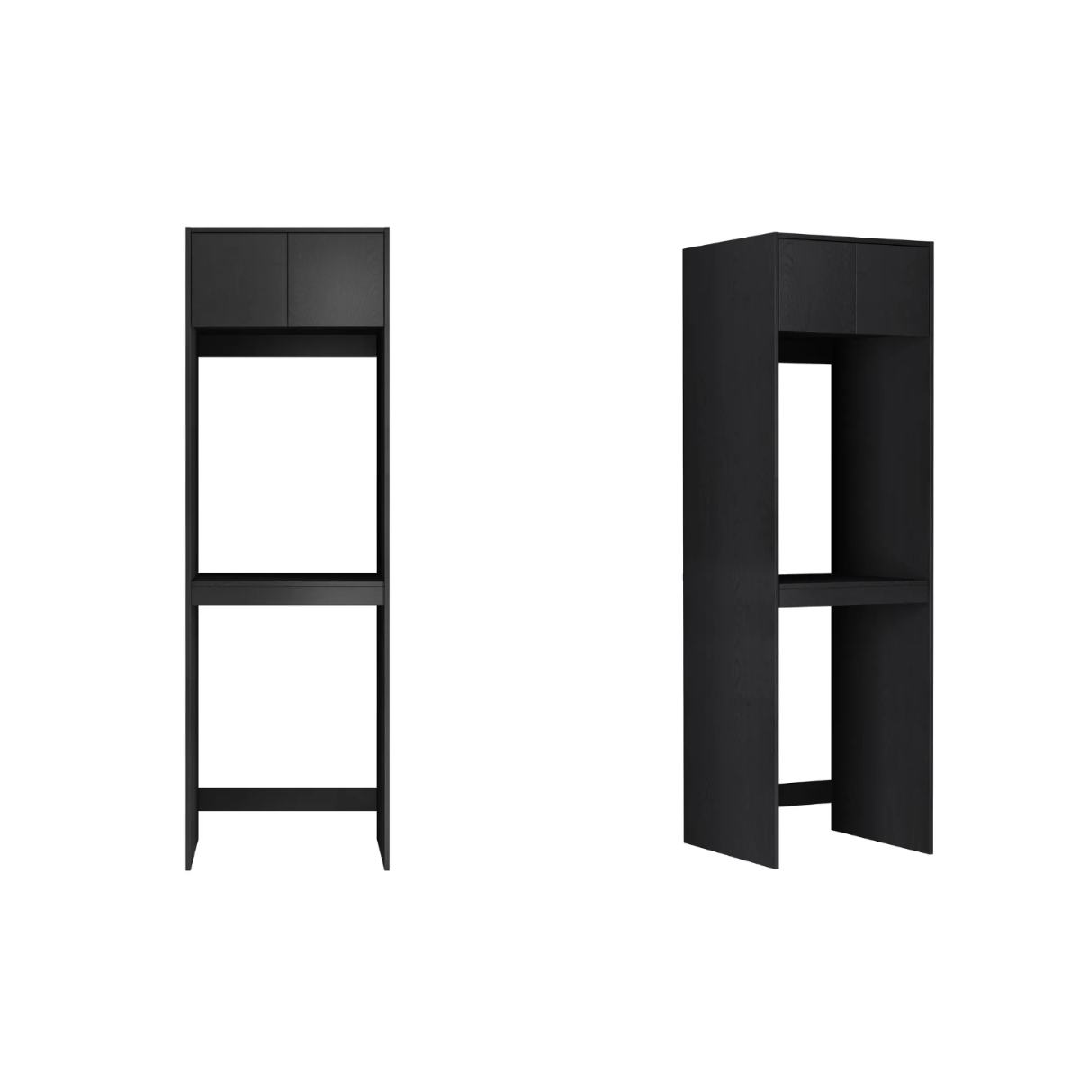Hot Deal! Byron Black Oak Laundry Set 1305x600x2100 (Style C)