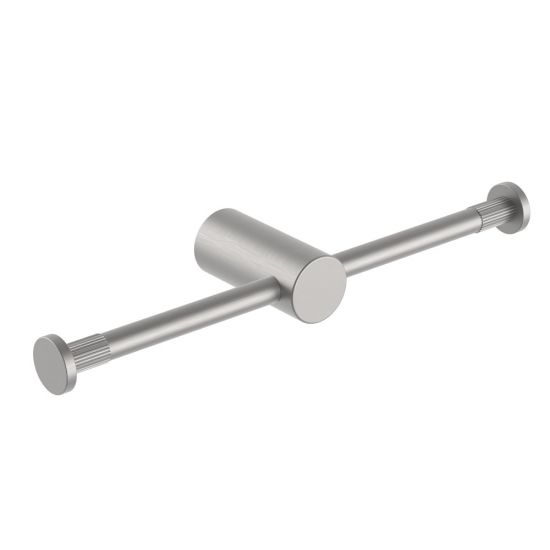 Hot Sale! CADDENCE Double Toilet Paper Holder with Brushed Nickel Finish