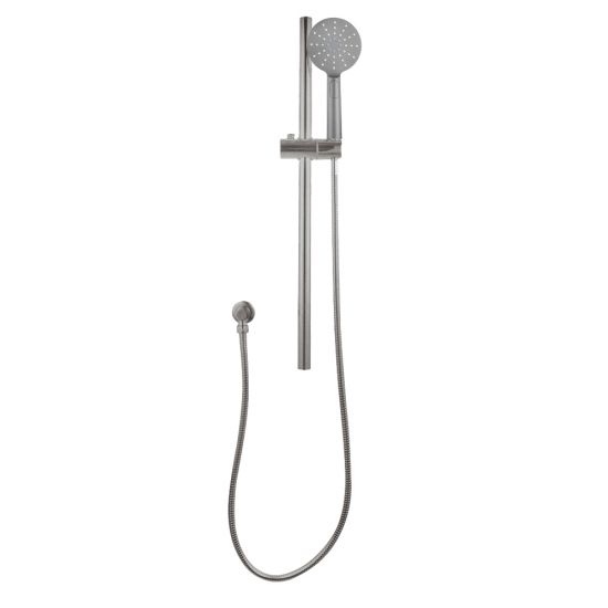 Hot Sale! Pentro Round Handheld Shower Rail Set in Brushed Nickel Finish