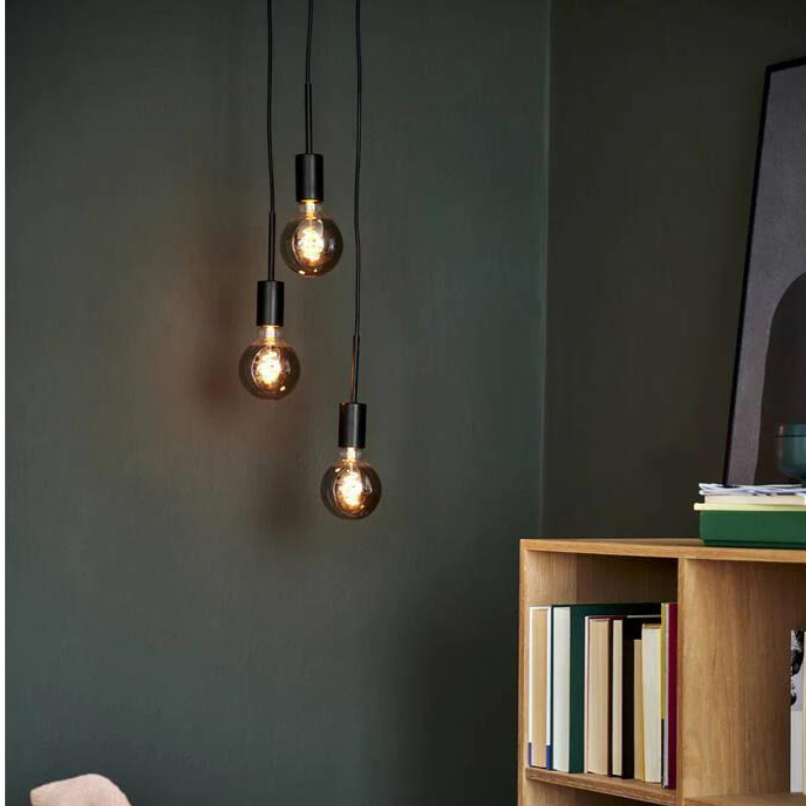 Stylish Black Paco 3-Spot Pendant Light for Personalized Decor