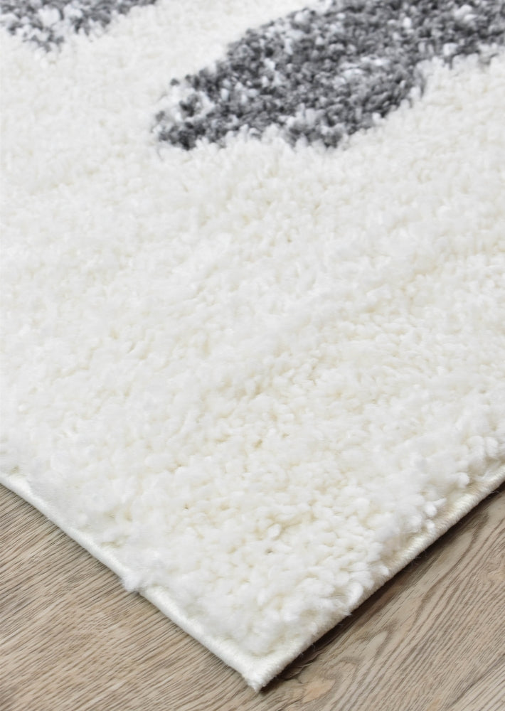 Hot Deal! Palermo Dark Grey Shaggy Rug 0B470A