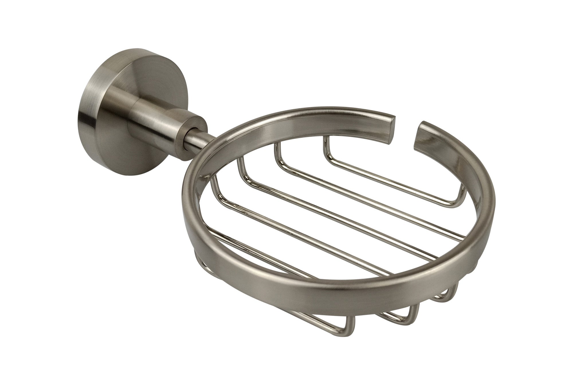 Premium Otus Round Soap Dish in Brushed Nickel - 7 Years Warranty!