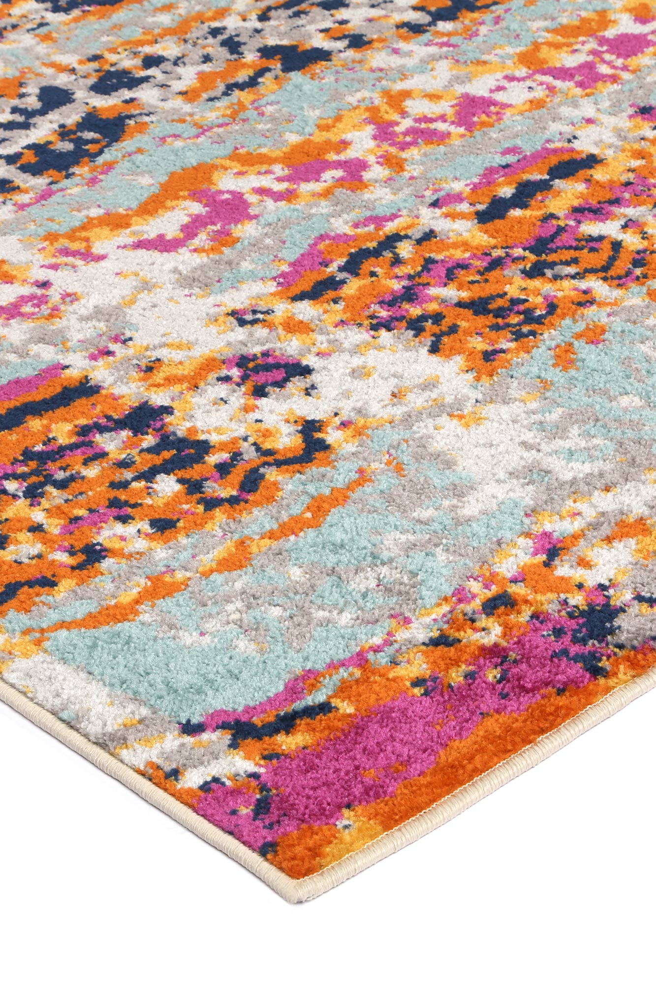 Hot Sale! Palermo Ancona Multi - Patterned Power Loomed Polypropylene Rug for Your Home