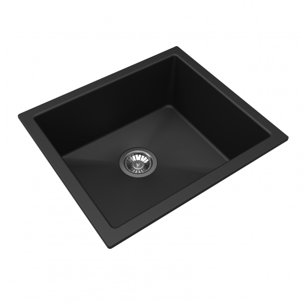 Sale! CARYSIL SALSA Black Granite Kitchen Sink - 533x457mm Ideal for Modern Kitchens