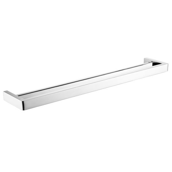 Affordable 800mm Cavallo Chrome Double Towel Rail
