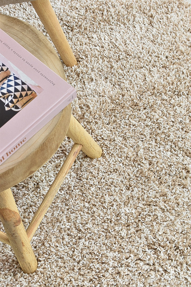 Hot Sale Palma Beige Polypropylene Runner Rug with Soft Touch and 45mm Pile