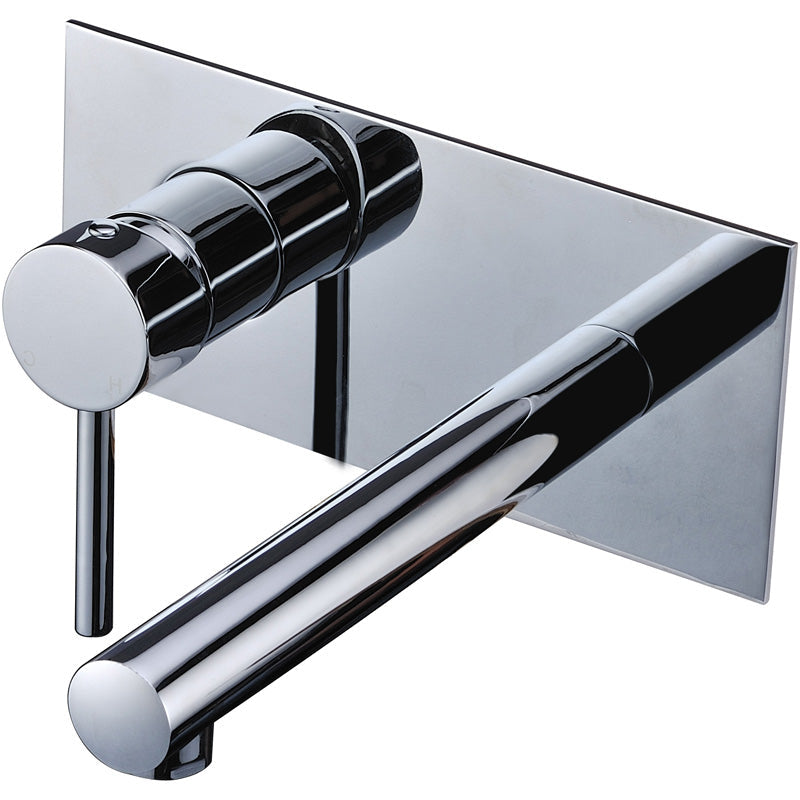 Chrome Otus Wall - Basin Mixer with Pin Handle