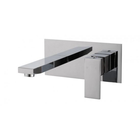 Hot Sale! Cavallo Chrome Wall - Mounted Bathtub and Basin Mixer with Spout