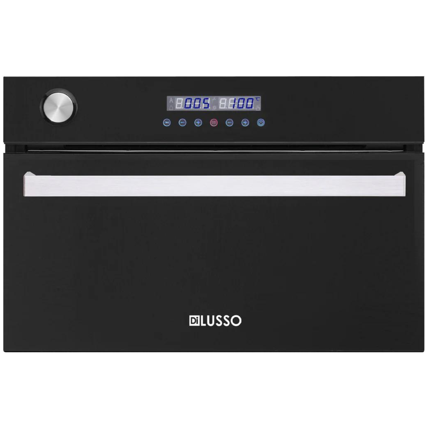 High - Capacity Built - in Black Glass Steam Oven for Healthy Cooking