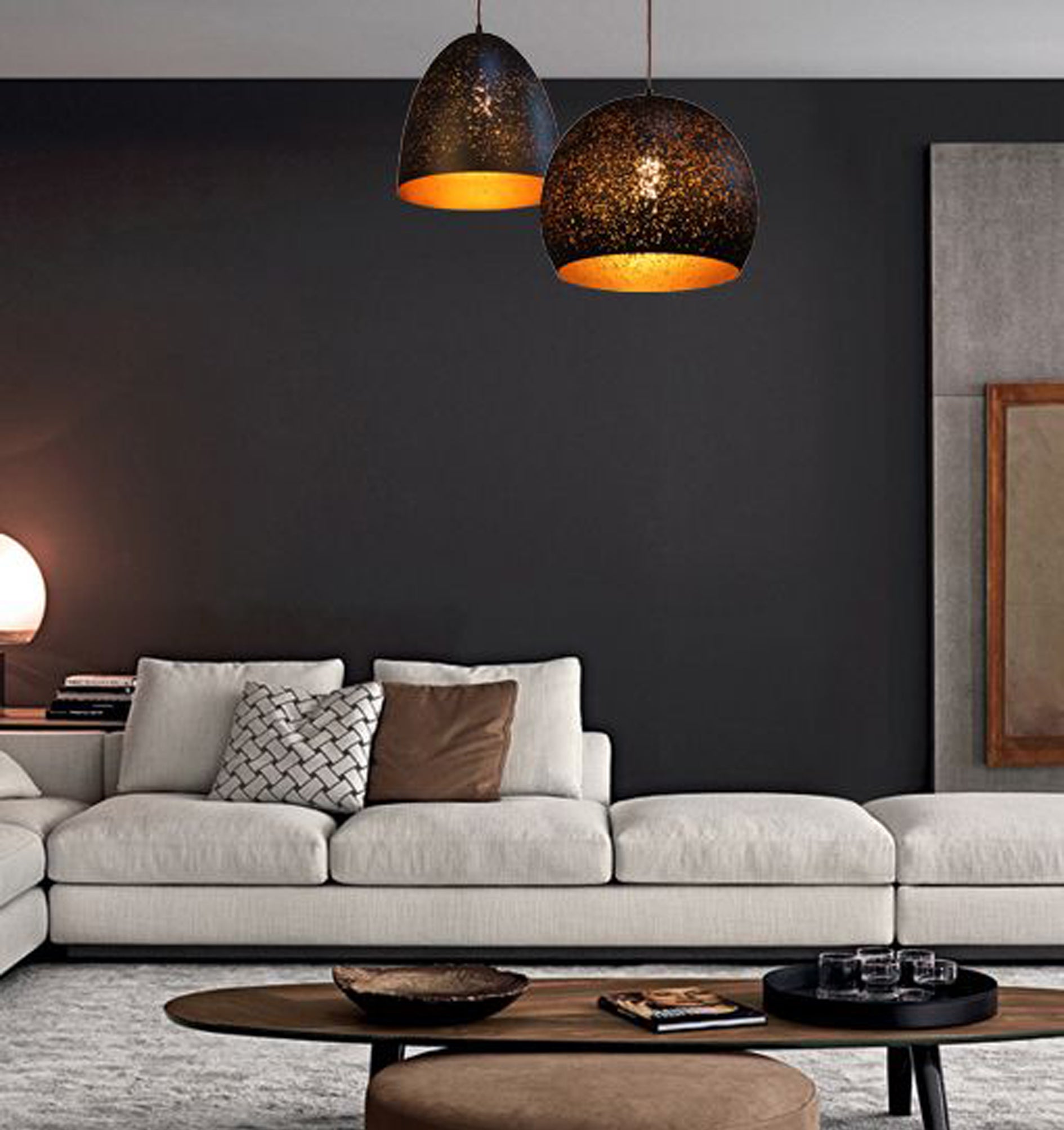 Hot Sale! Bohemian Rustic Interior Ellipse Pendant Lighting - CELESTE