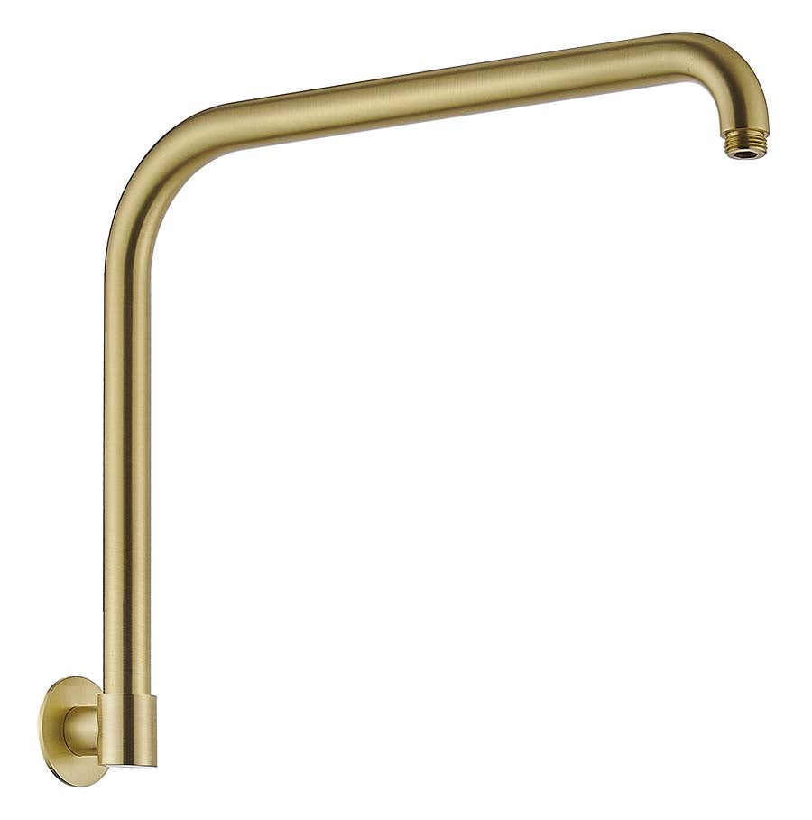Hot Sale! Brushed Gold Chris Shower Arm for a Sophisticated Bathroom Upgrade