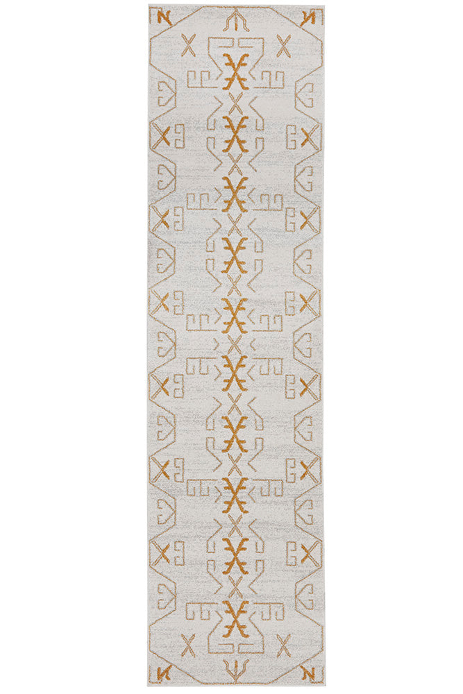Hot Sale! Turkish Power Loomed Paradise Cala Gold Runner Rug for Living Room